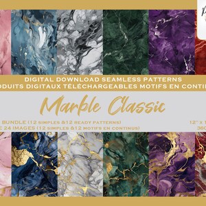 Mabre et Pierre, Insieme di motivi digitali,Fichier numérique, Papier digital, Motifs répétés, Scrapbook, Tissu Produit téléchargeable