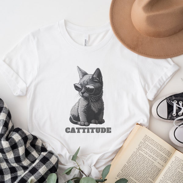 Cattitude - Unisex Jersey Short Sleeve T-shirt