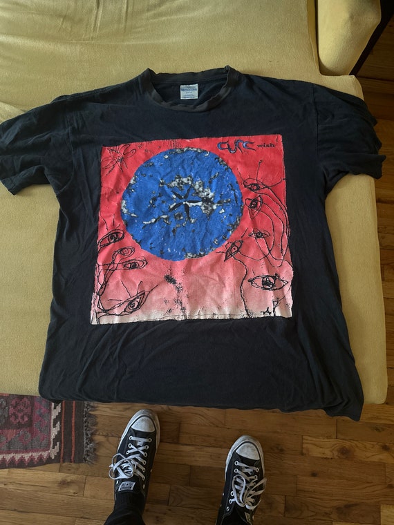 Original Vintage 1992 The Cure Wish Tour T-shirt - image 1