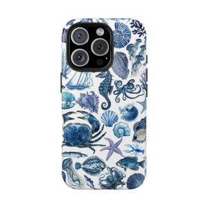 Blue Watercolor Shark Phone Case Cover for iPhone 16 15 14 13 12 Pro Max Case Samsung Galaxy S25 S24 S23 S22 Ultra Case For iPhone Whale