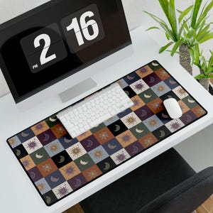 Cottagecore Desk Mat Celestial Cute Desk Mat Aesthetic Deskmat Top Selling Item Cubicle Decor Large Mouse Pad Whimsigoth Aesthetic Dorm Gift