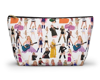 Neceser Swifty con cremallera, neceser de maquillaje personalizado, neceser TS, regalo para adolescentes Swifty, neceser TSwift, estuche para lápices