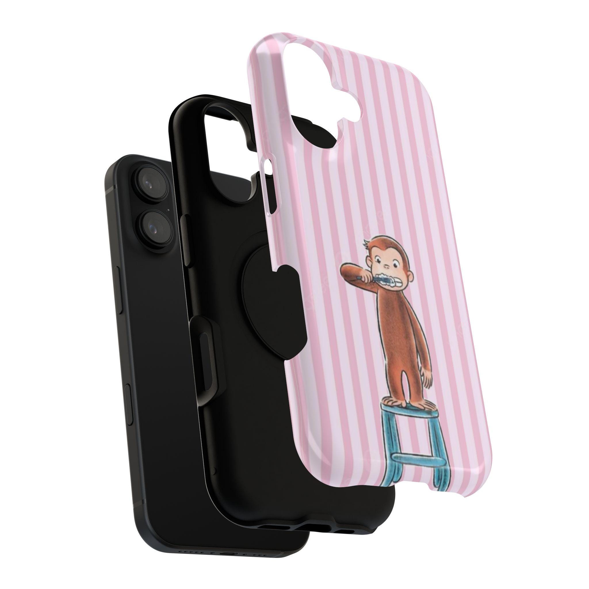 Funny Monkey and Stripes Phone Case, Cute Monkey Design Phone Cases, Animal  Collage Protective Cover, iPhone 17 16 15 14 13 12, Samsung S25 - Etsy