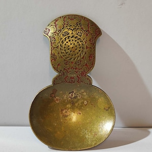 Vintage Kinco Brass Tea Caddy Spoon Souvenir