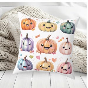 Bonita almohada de calabaza, decoración de otoño, decoración del hogar otoñal, funda de almohada de Acción de Gracias, almohada de sofá de Halloween, decoración del hogar de estilo rústico.