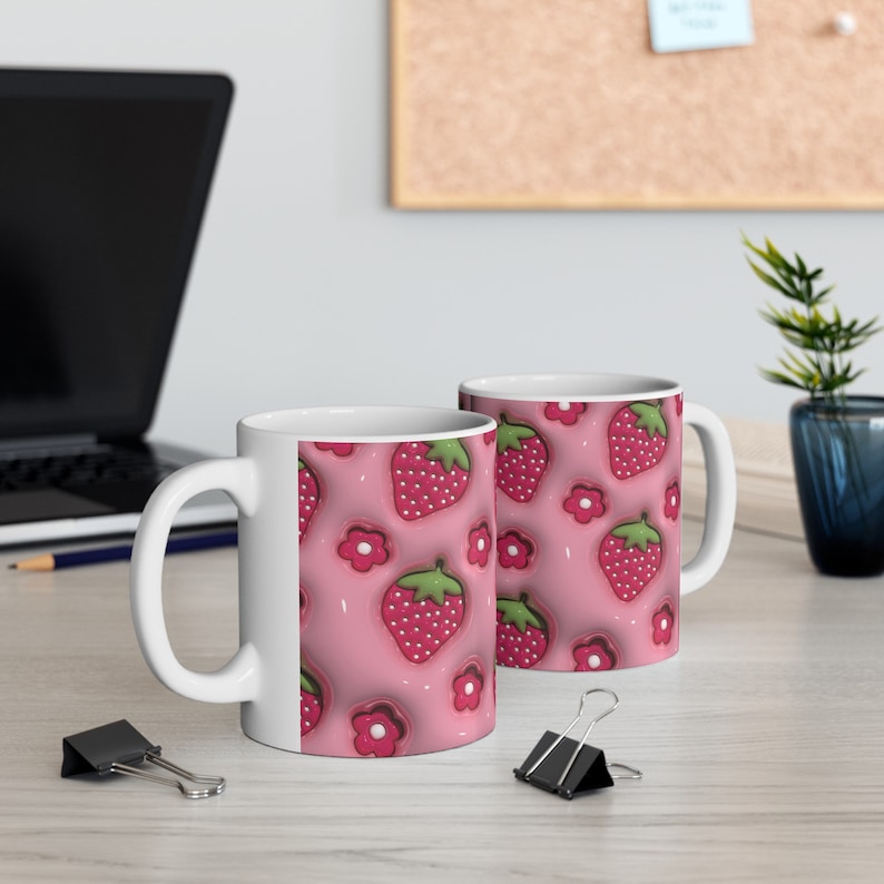 Strawberry Coffee Mug main image 1