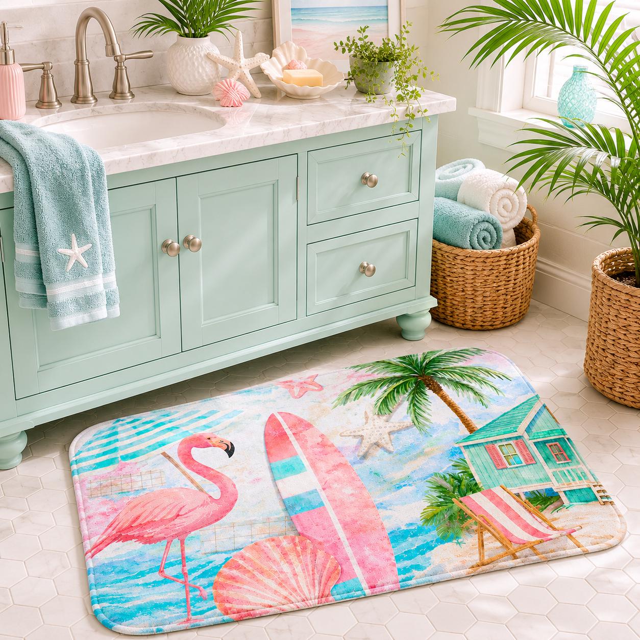 Surfboard Bath Mat - Etsy