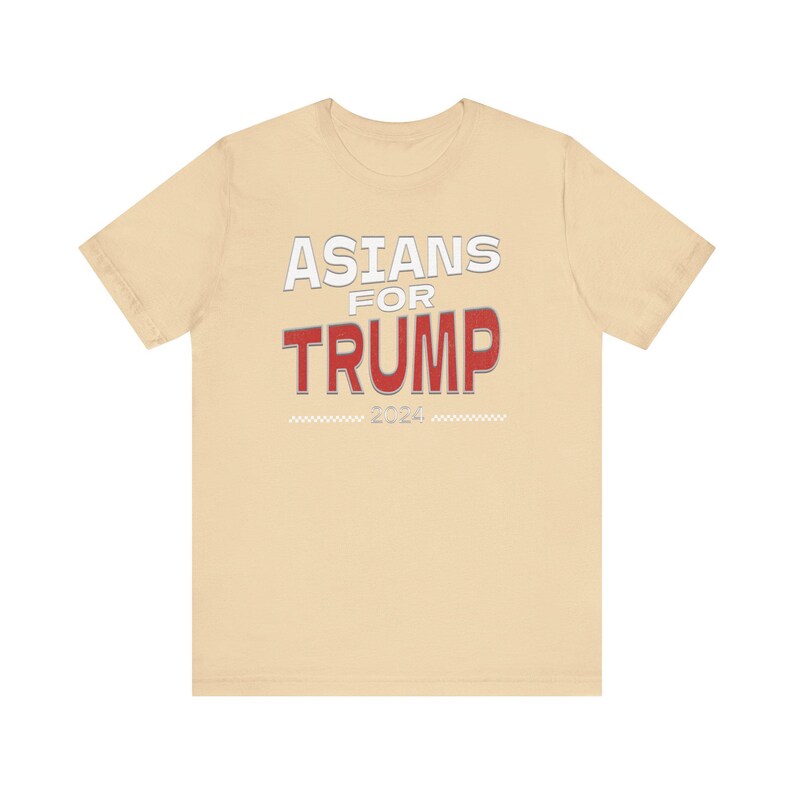 Asians for Trump 2024 Election Tshirt Unisex Voting T Shirt for Men and