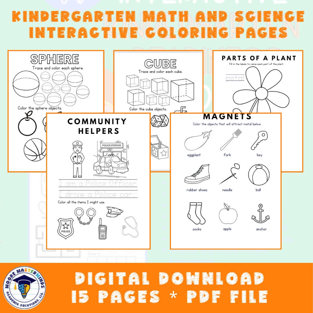 Printable Kindergarten Activity Pages, Kindergarten Coloring Pages, Kindergarten Worksheets ...