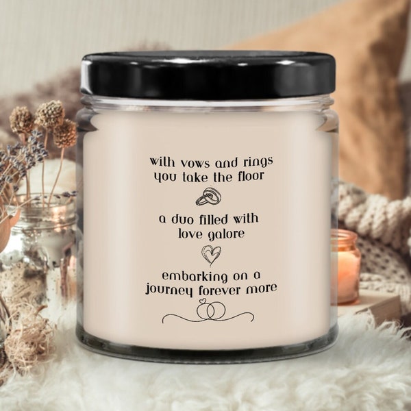 Bridal Shower Poem Candle Etsy