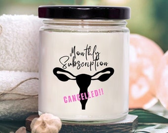 Hysterectomy Recovery Gift: Vanilla Soy Candle, Get Well Soon