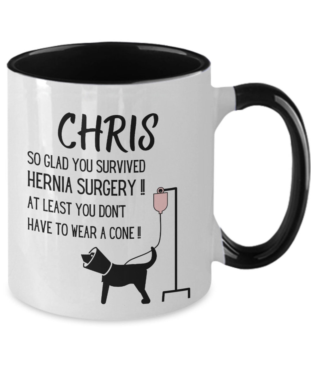 Hernia Surgery Recovery Gift for Men, Hernia Repair Mug Speedy Recovery
