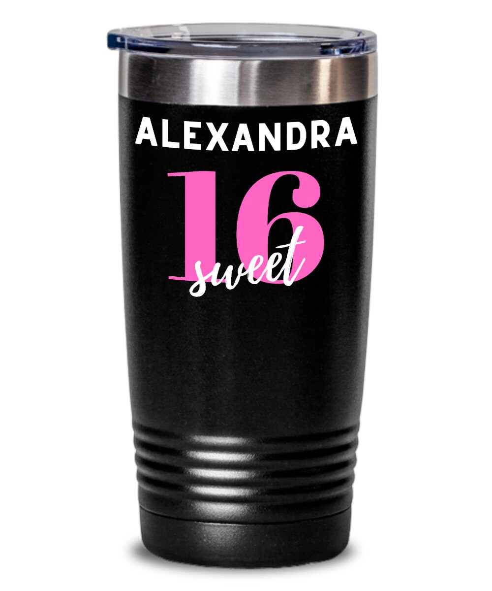 CVROY 16th Birthday Tumbler – 20oz Insulated Cup, Personalized Sweet Sixteen Gift - View #6