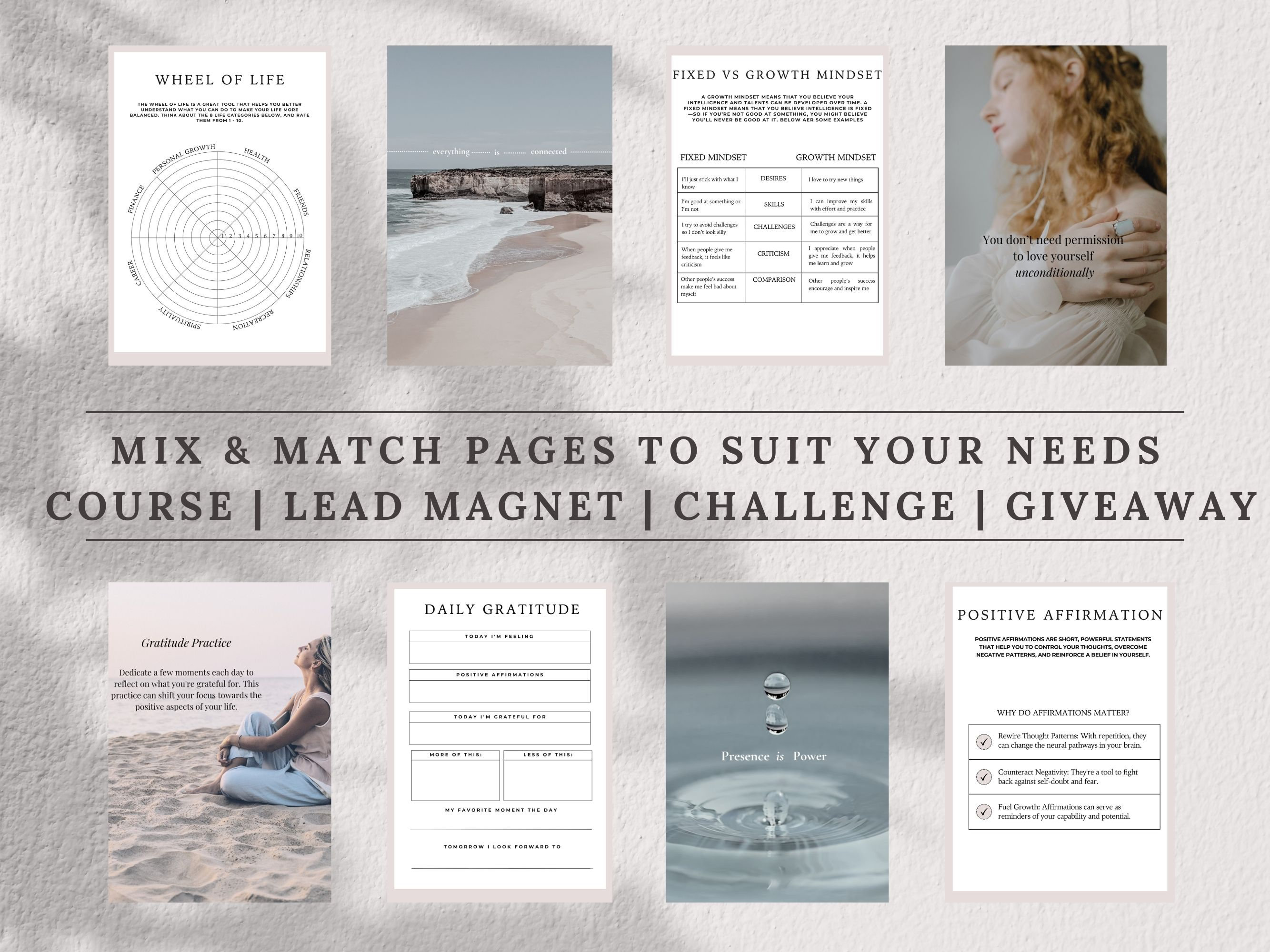 Life Coach Ebook, Growth Mindset Coaching Ebook, Therapist Template ...