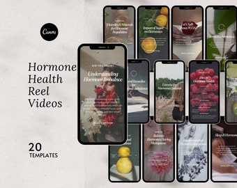 Hormone Health Reels, Nutrition Reels, Nutrition Instagram Template, Perimenopause, Nutrition Coach, Hormone Coach, PCOS, Health Coach