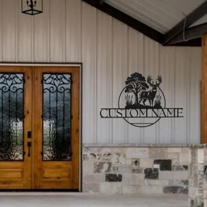 Custom Name Ranch Sign • Custom Name Deer Sign • Ranch Sign • Custom ...