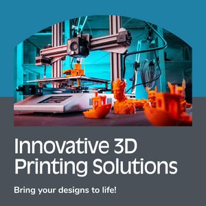 Custom 3D Printing Service | Turn Your 2D Sketch, Drawing, or 3D File into a 3D Printed Object