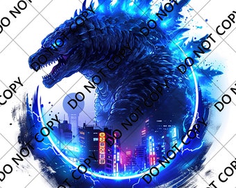 Premium Kaiju Vector File,  Layered & Grouped by Color, Ready For DTF, DTG, Sublimation Printing, Monster png for shirts, svg, png, jpeg