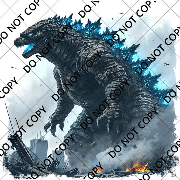 Premium Kaiju Vector File,  Layered & Grouped by Color, Ready For DTF, DTG, Sublimation Printing, Monster png for shirts, svg, png, jpeg