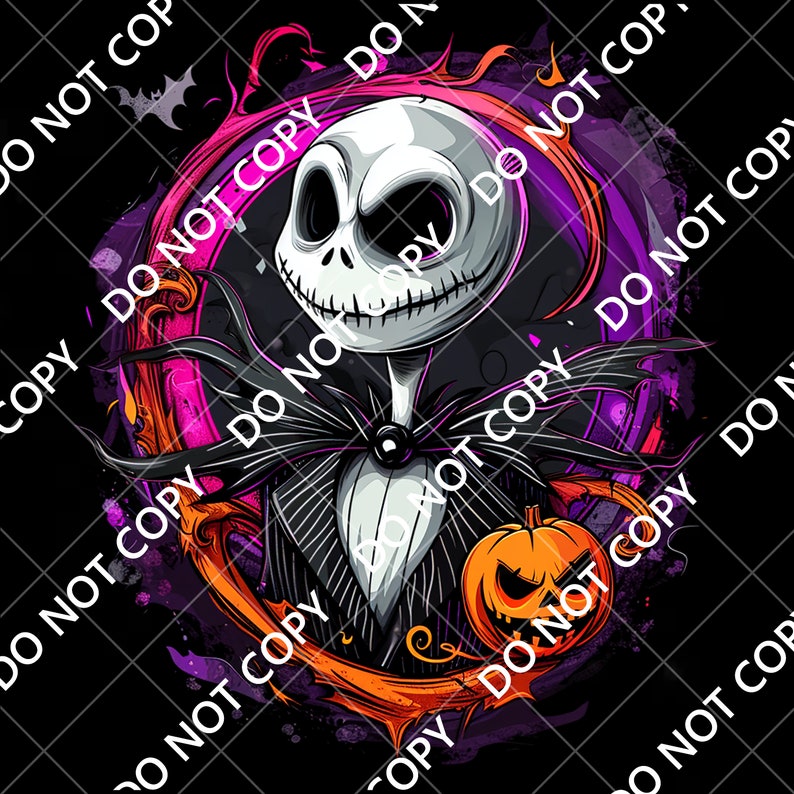 Jack Skellington Vector Art Digital Download A Nightmare Before