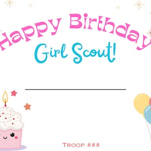 Happy Birthday Girl Scout!