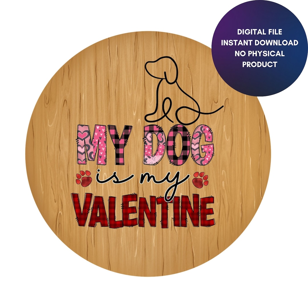 Dog Valentine SVG, Paw Heart SVG, Animal Lover Valentines Day SVG, Dog ...