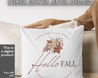 Hello Fall PNG, Hello Fall SVG, Hello Fall JPG