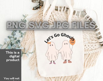 Let's Go Ghouls PNG-, SVG- en JPG-bundel