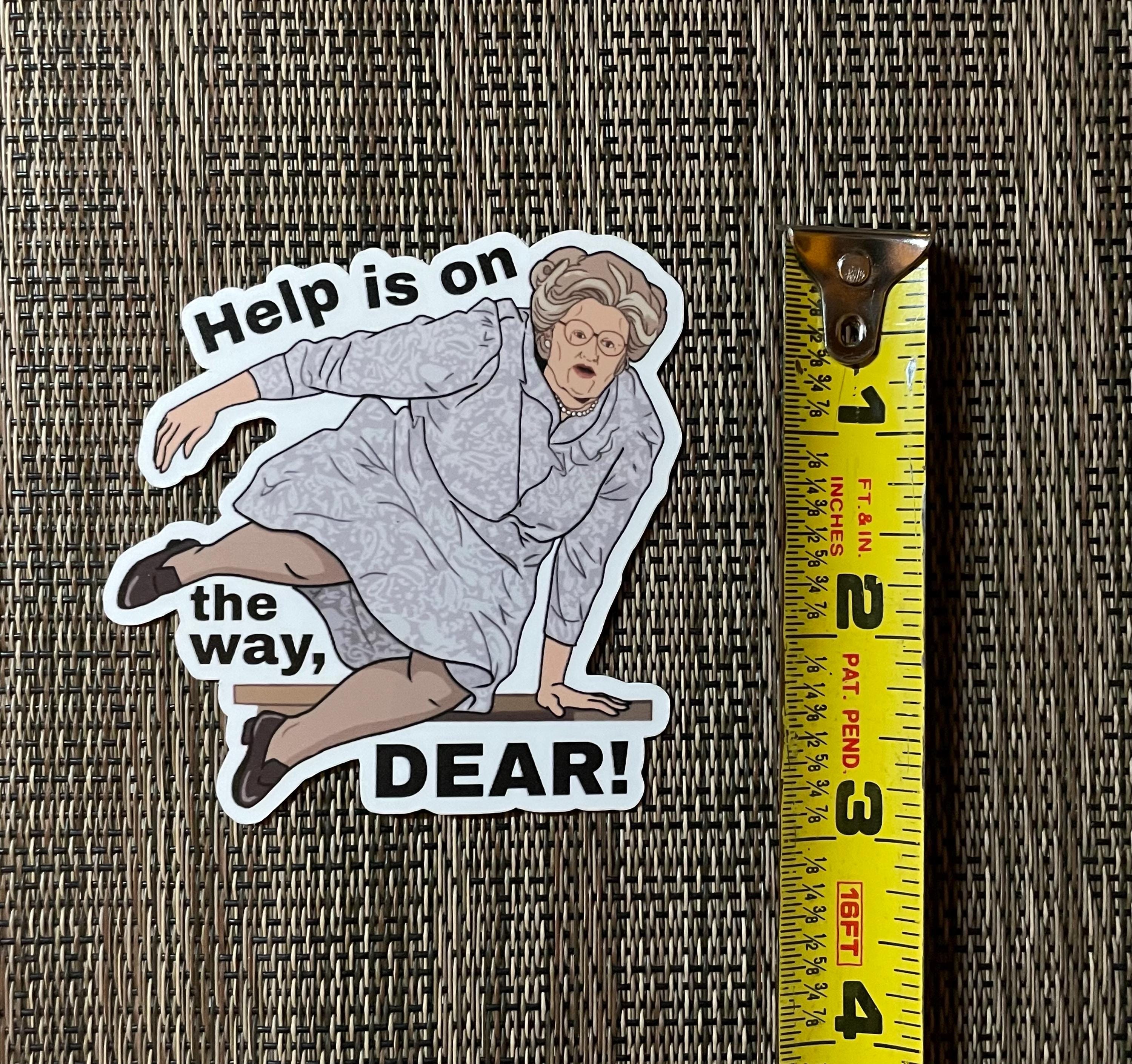 Help is on the Way! Sticker - Etsy