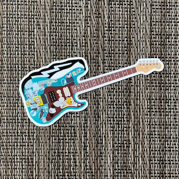 Rivers Cuomo Inspired Guitar Sticker