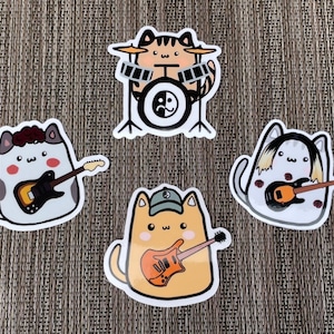 Fall Out Boy Inspired Kitty Stickers