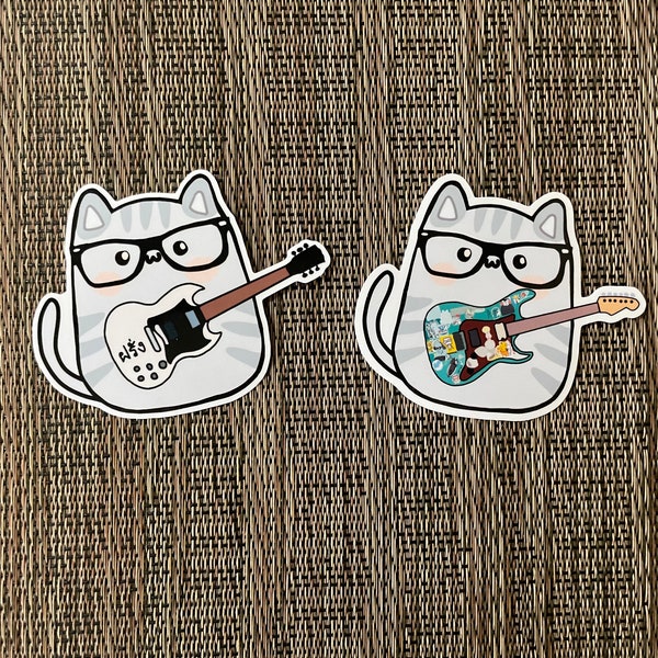 Rivers Cuomo Inspired Kitty Sticker