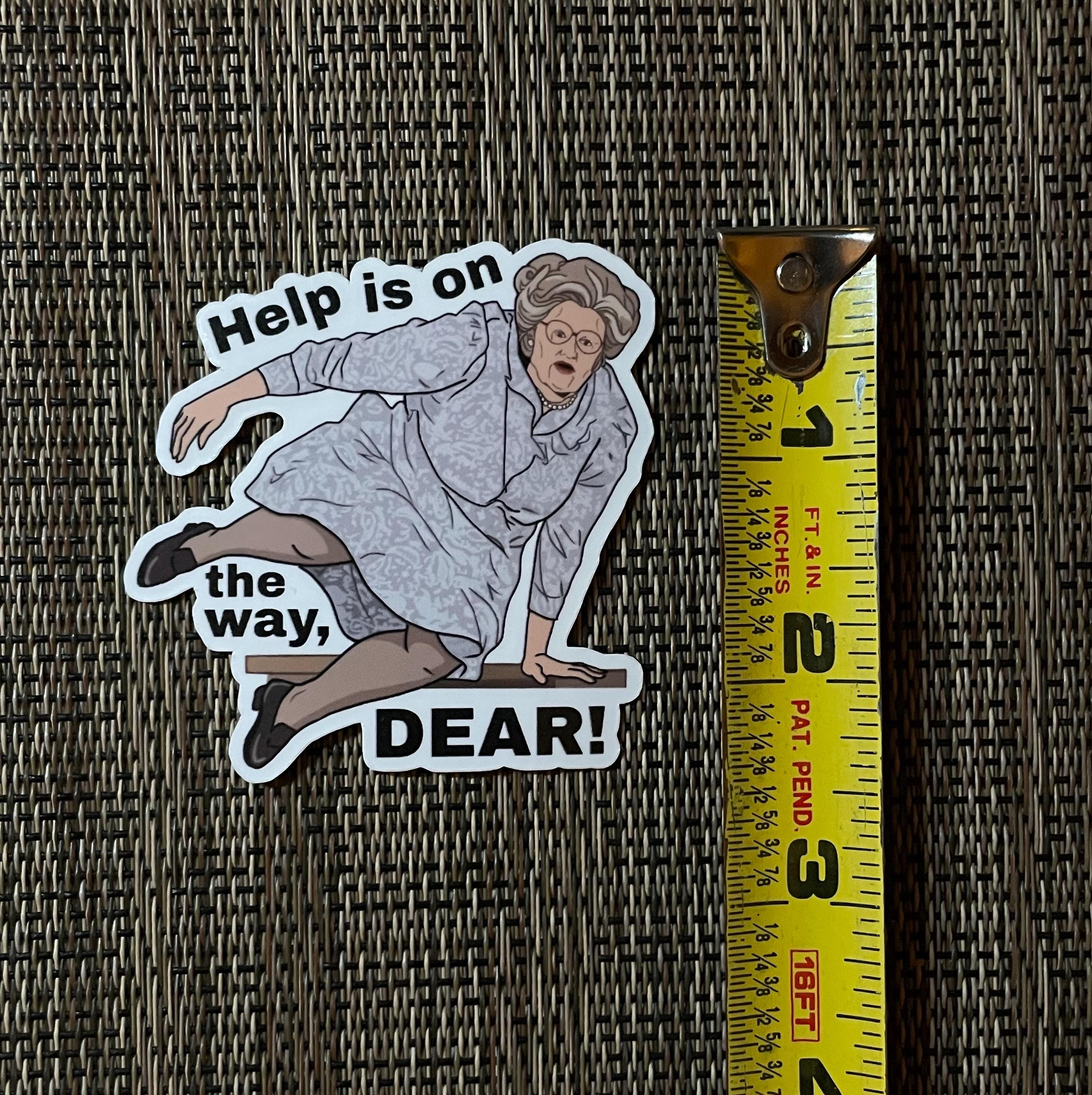 Help is on the Way! Sticker - Etsy