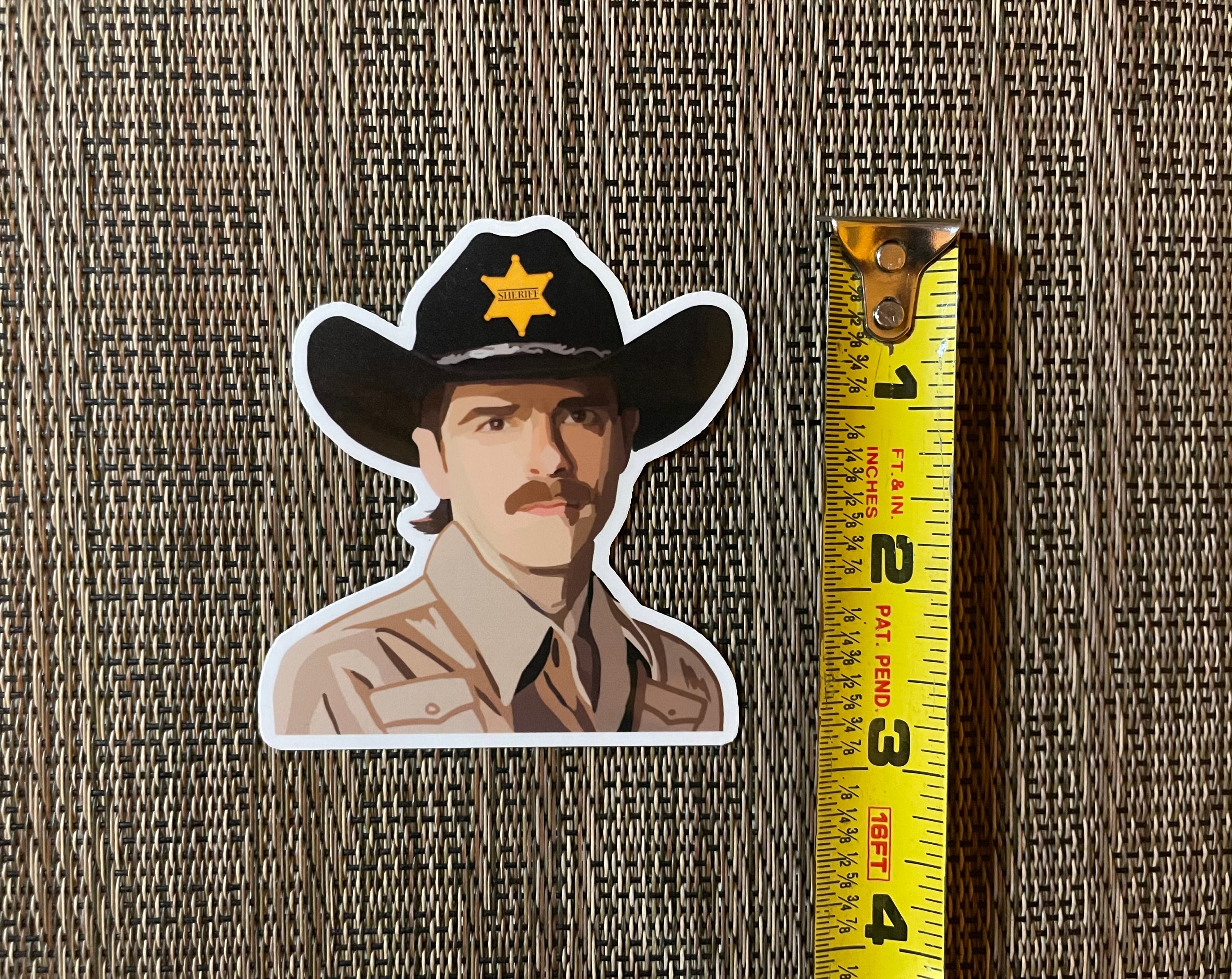 Rivers Cuomo Inspired Cowboy Sticker Etsy