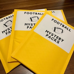 NFL Football Mystery Packs! Meerdere hits gegarandeerd! Auto's, #'d, Mem en meer