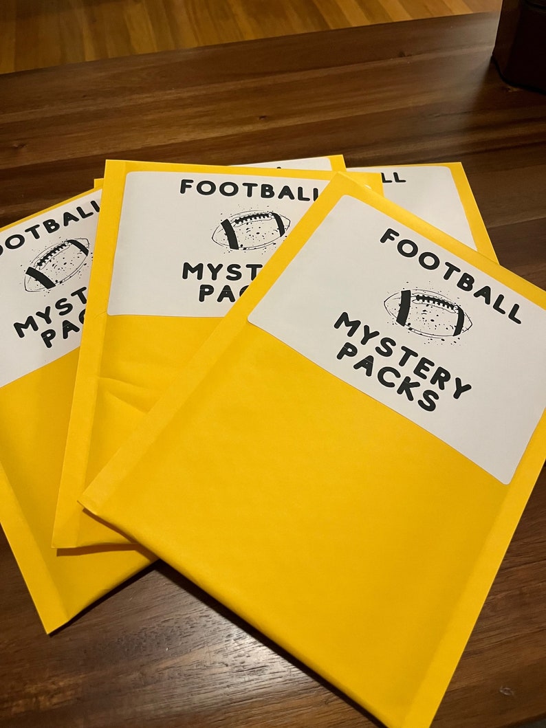 NFL Football Mystery Packs Multiple Hits Guaranteed Autos, 