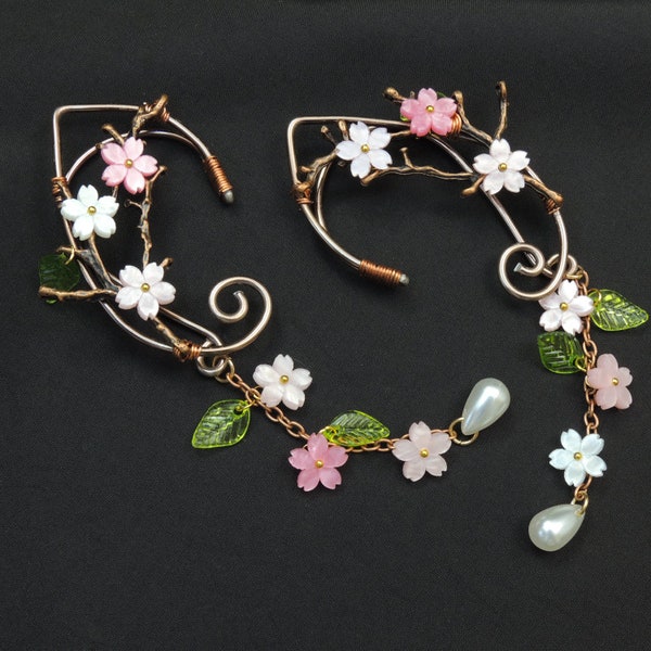 Cherry Blossom Earcuffs