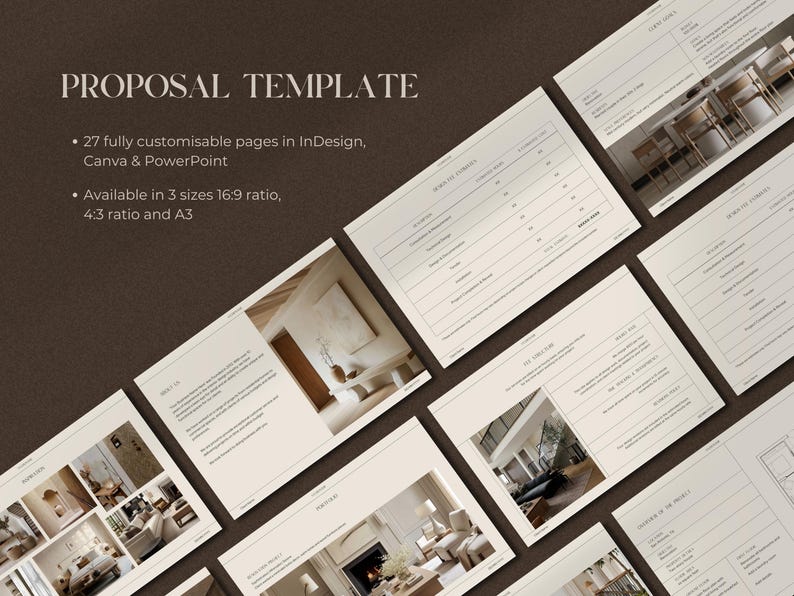 Interior Design Bundle | Interior Design Presentation Template | Interior Design Proposal | FF&E Schedule | Interior Design Templates image 2
