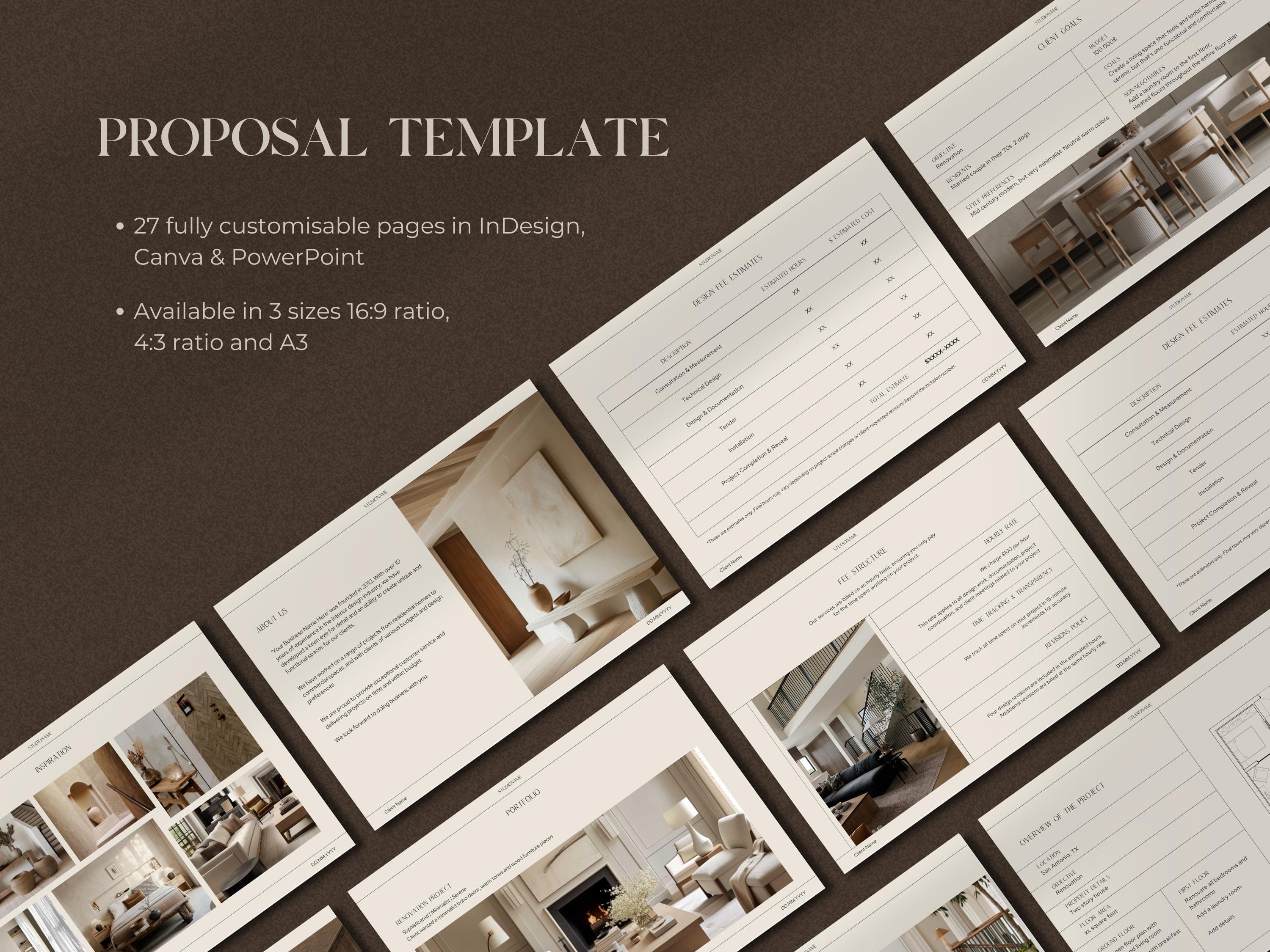 Interior Design Bundle | Interior Design Presentation Template ...