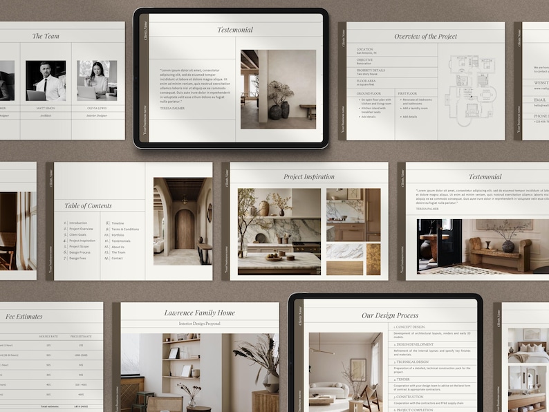 Interior Design Bundle | Investment Guide | Interior Design Proposal ...