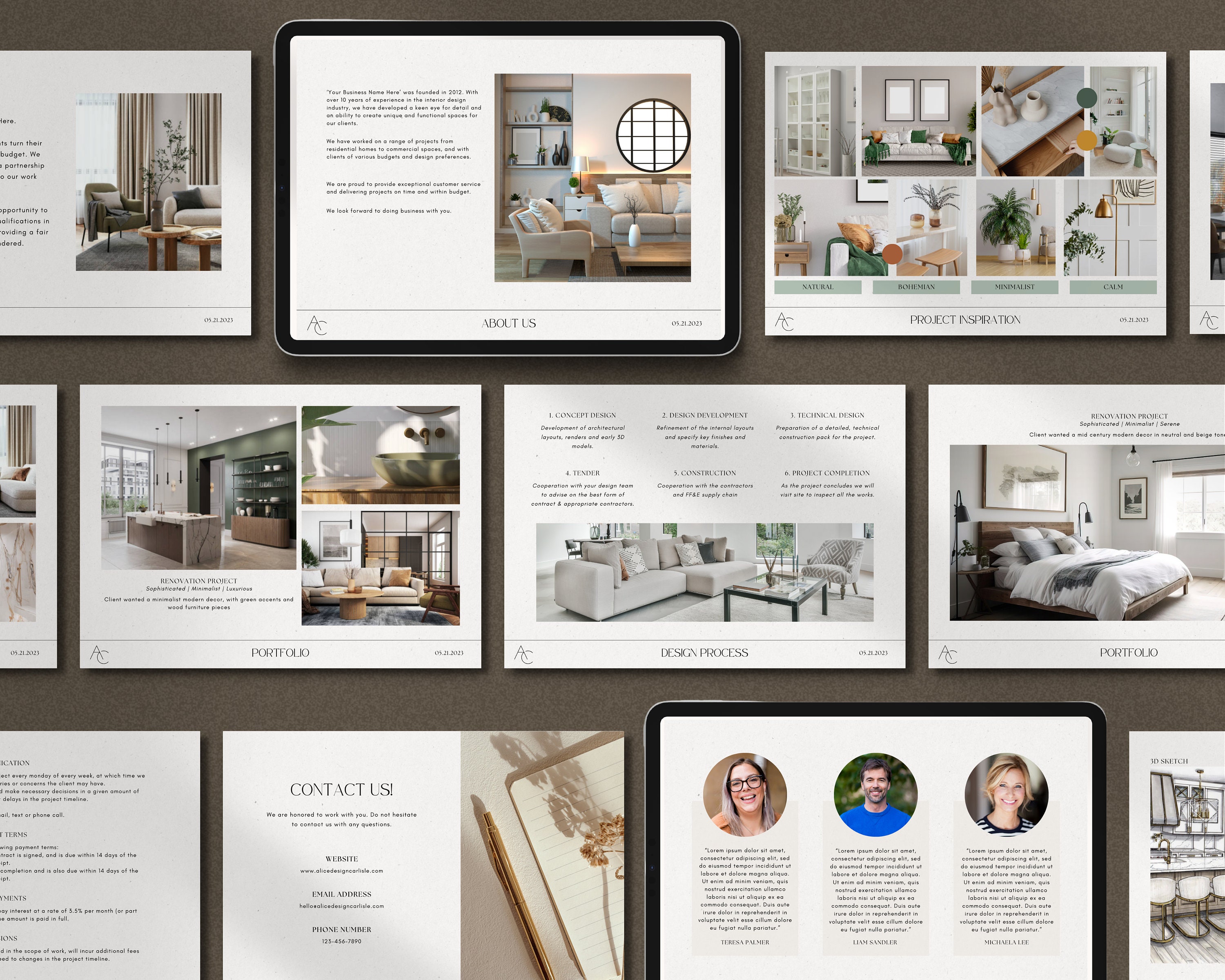 Interior Design Bundle Interior Design Proposal Interior Design Client ...