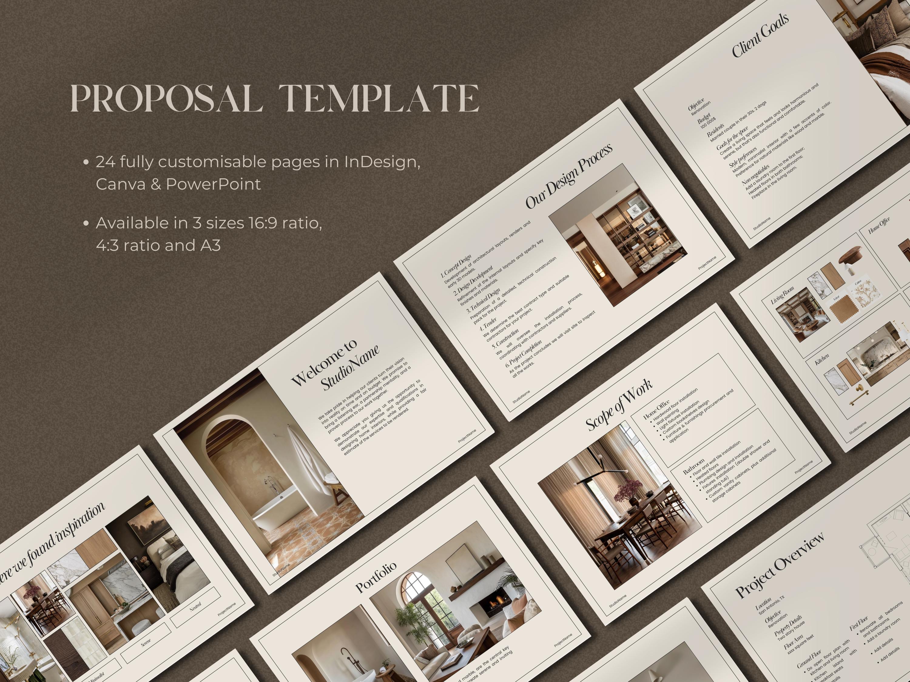 Interior Design Bundle | Interior Design Presentation Template ...