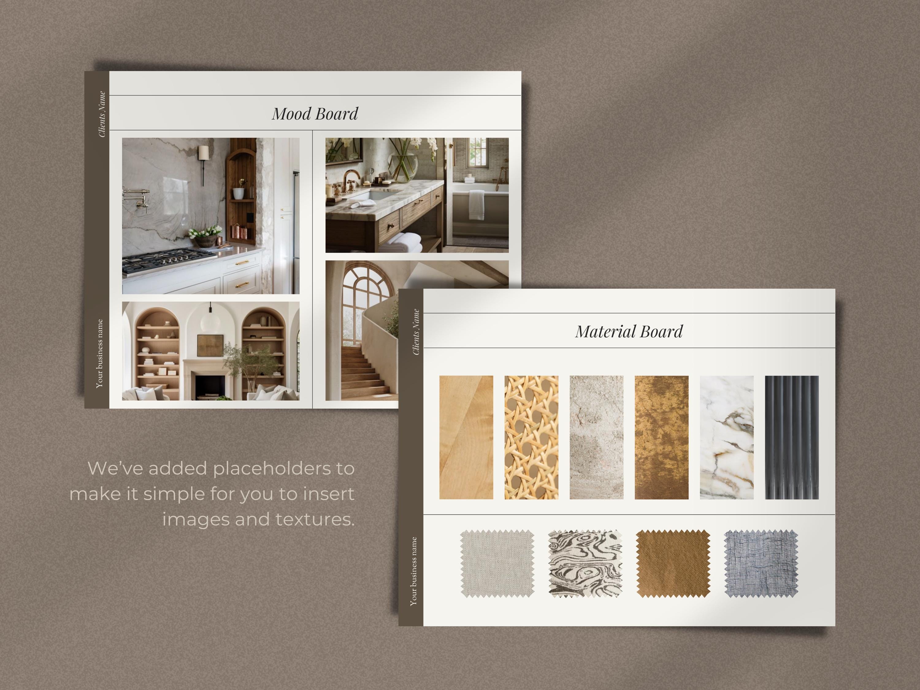 Interior Design Furniture, Finishes and Fixtures Schedule Template for ...
