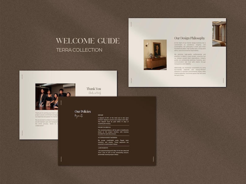 Interior Design Welcome Guide Template | Interior Design Welcome Packet ...