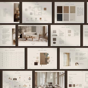 Interior Design Bundle | Interior Design Presentation Template | Interior Design Proposal | FF&E Schedule | Interior Design Templates image 6