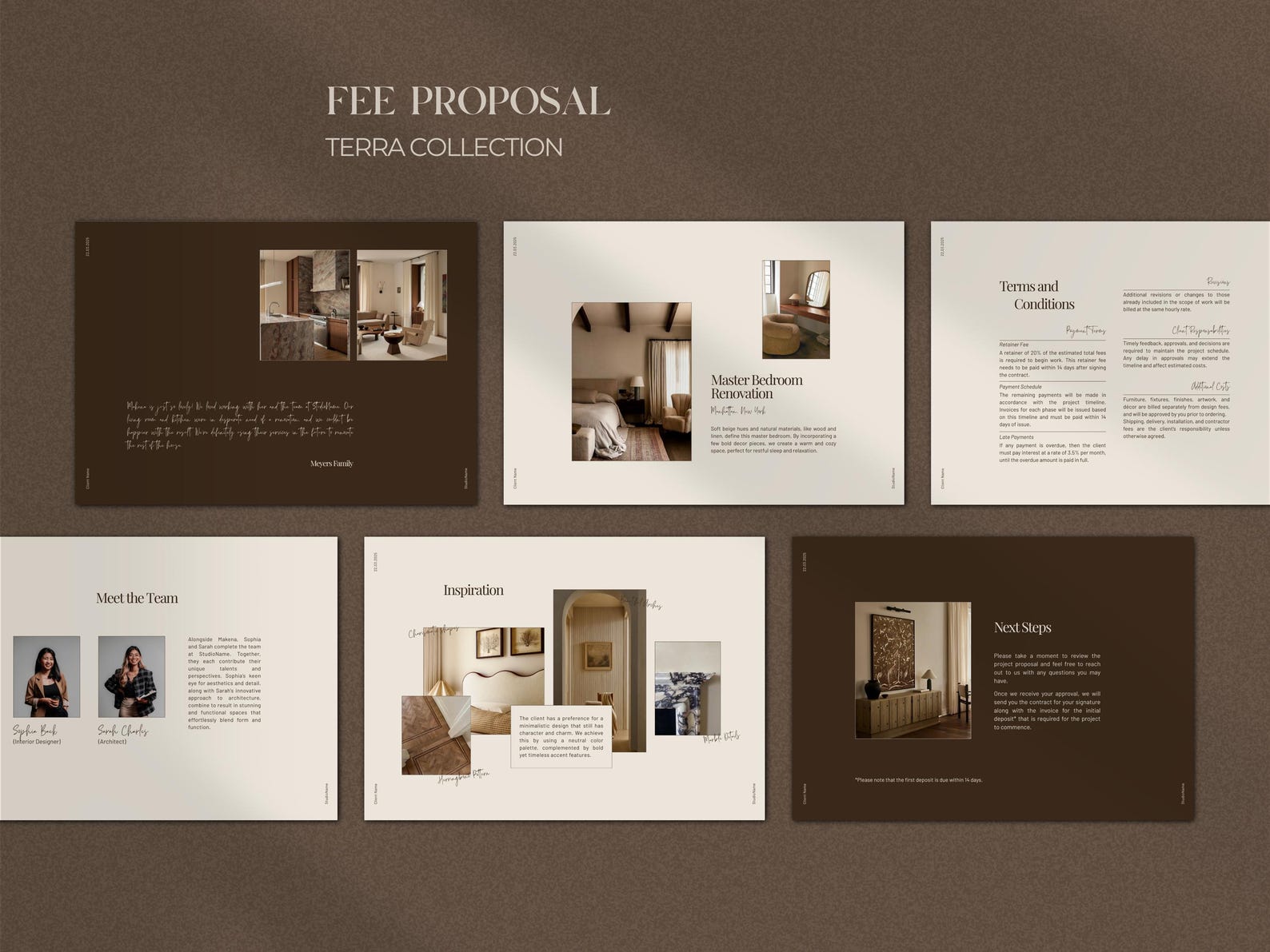 Interior Design Proposal Template | Interior Design Fee Proposal ...