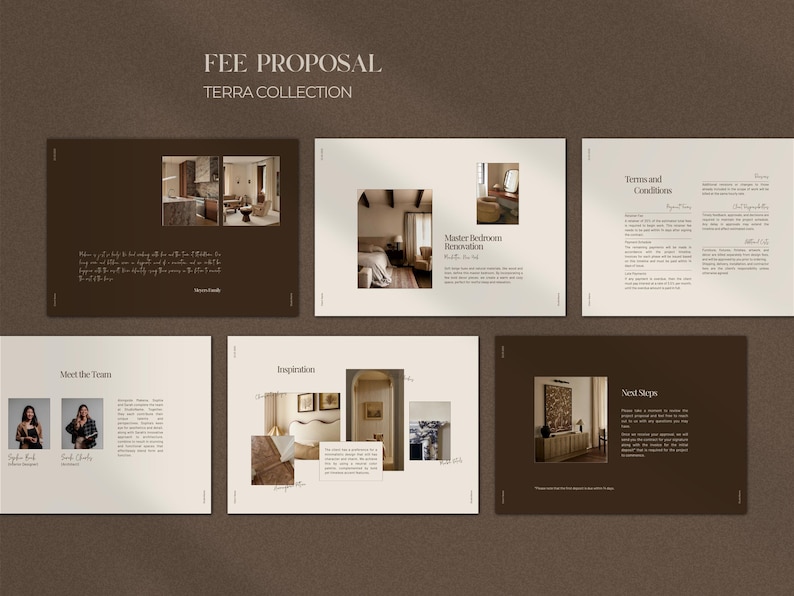 Interior Design Proposal Template | Interior Design Fee Proposal ...