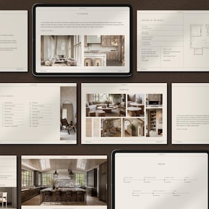 Interior Design Bundle | Interior Design Presentation Template | Interior Design Proposal | FF&E Schedule | Interior Design Templates image 3