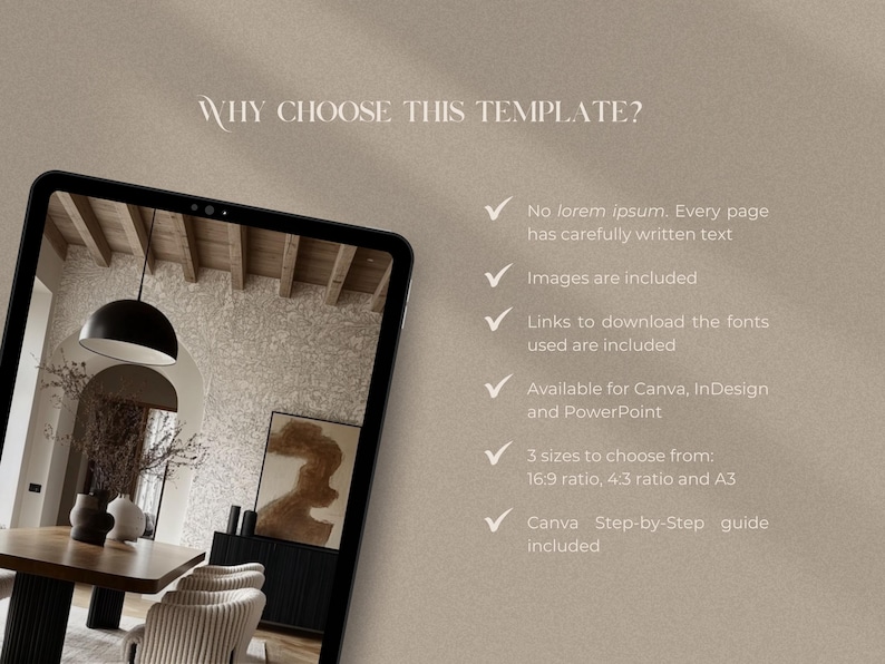 Interior Design Presentation | Interior Design Project Template ...