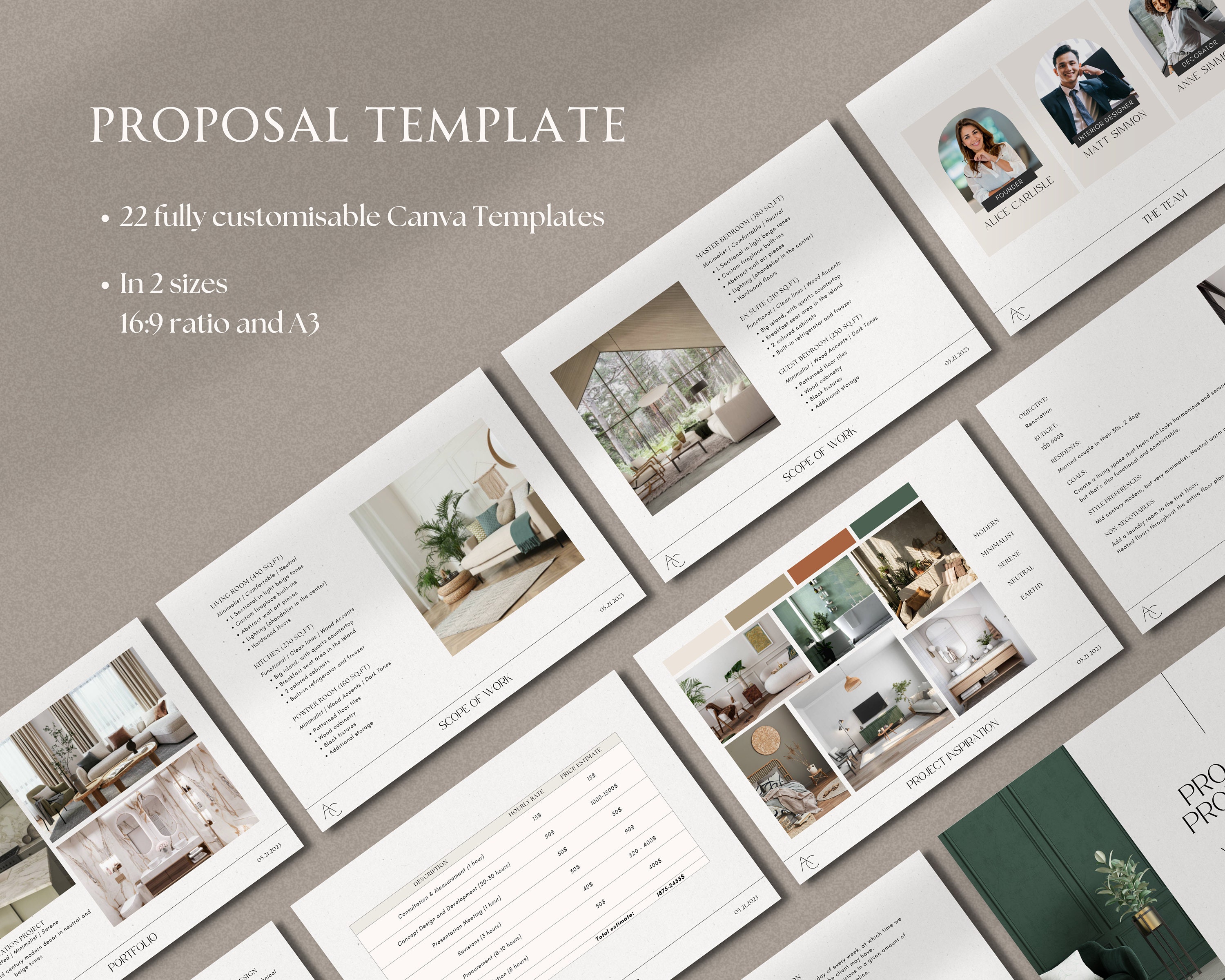 Interior Design Bundle Interior Design Proposal Interior Design Client ...